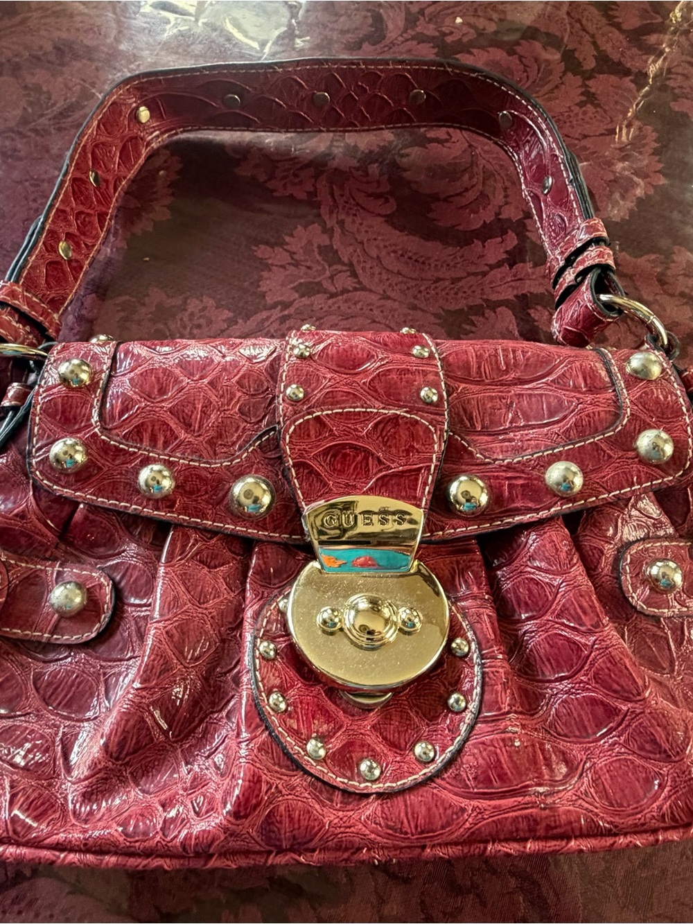 Vintage Y2K GUESS Baguette Shoulder Bag - Picture 2 of 7